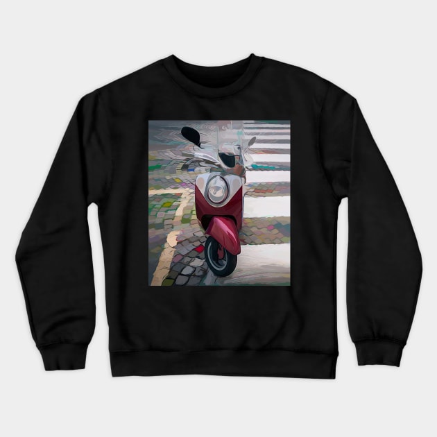 Moped#3 Crewneck Sweatshirt by RJDowns